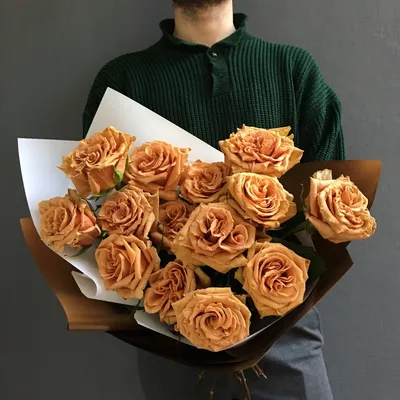 Розы коричневого цвета - красивые фото