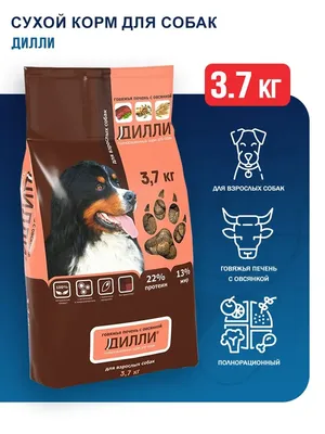 Полнорационный сухой корм \"Дилли\" для взрослых собак \"Рыба и рис\", 14 кг -  купить с доставкой по выгодным ценам в интернет-магазине OZON (220984959)