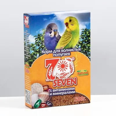 HAPPY JUNGLE корм для средних попугаев, 500 г.