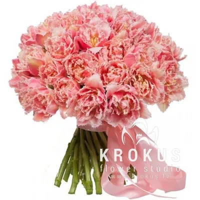 Букет 25 королевских тюльпанов, малиновый микс - купить в Москве: цены,  круглосуточная доставка - Цветочная сказка