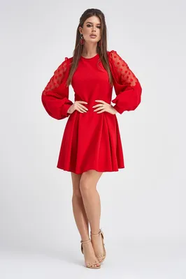 Женские платья новогодние короткие красные: купить недорого в  интернет-магазине issaplus.com