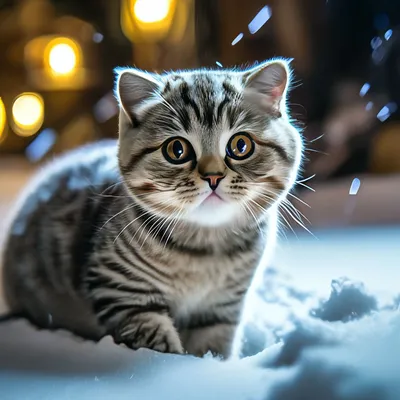 Экзотическая короткошерстная кошка