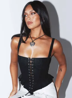 MALIA black lace corset - Cadolle