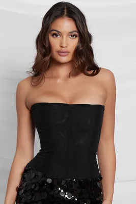 Patience Corset Black | White Fox Boutique US