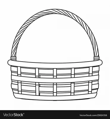 Картинки корзинка (49 фото) » рисунки для срисовки на Газ-квас.ком