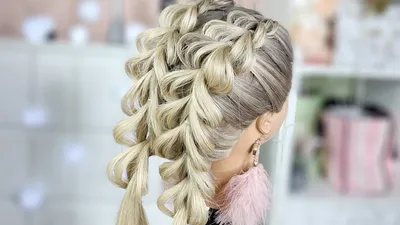 Коса из резинок)) @... - Плетение кос,французские косички. | Facebook