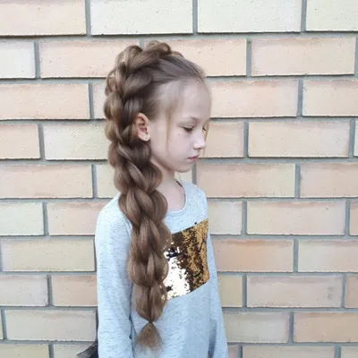 Коса из хвостиков с резинками пошаговое фото схема на хвосте | Быстрые  прически, Детские прически, Детский волосы