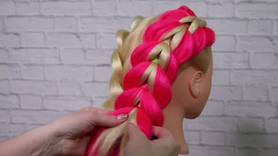 Коса Цепочка на резинках | Лена Роговая | Hairstyles by REM | Copyright ©  #braids - YouTube