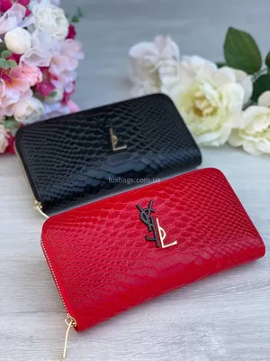 Женский кошелек на молнии Yves Saint Laurent Купить на lux-bags недорого