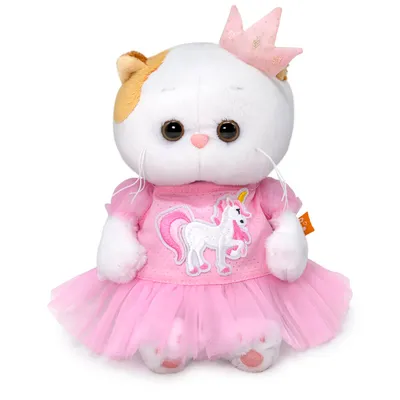 Budi Basa Мягкая игрушка Кошечка Лили Baby в платье с единорогом 20 см  купить в Сочи
