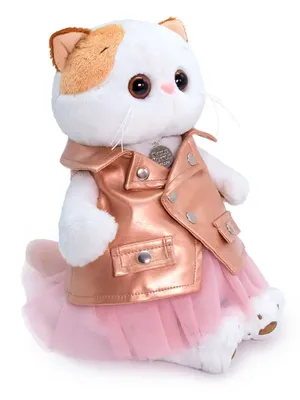 Купить мягкая игрушка BUDI BASA Кошечка Лили с розовым сердечком 27 см,  цены на Мегамаркет