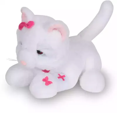 Кошечка Лили плюшевая в розовом костюме с ушками кошка мягкая игрушка  высотой 35 см (ID#1932986657), цена: 499 ₴, купить на Prom.ua