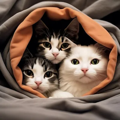 Приятные моменты: изображения кошек в объятиях