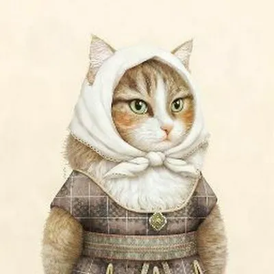 Превосходство стиля: кошки в одежде на всех фотографиях