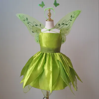 Фея Динь из сказки, зеленое платье…» — создано в Шедевруме