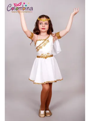 Костюм греческой богини 719. Греческий костюм для ребенка купить в Москве,  в интернет-магазине. Цены, фото, описание, отзывы.