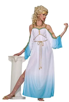 Костюм Греческая богиня в голубом взрослый f64467 купить в  интернет-магазине - My-Karnaval.ru, доставка по России и выгодные цены