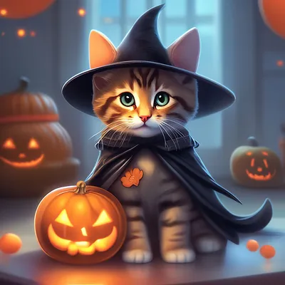 Костюм кошки на Хэллоуин: отличные кадры в webp