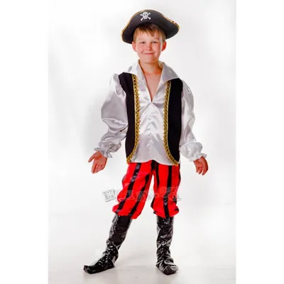 Купить карнавальный костюм пирата оптом - цены производителя. Отгрузим по  РФ со склада