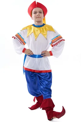 Luxury Lab Карнавальный детский костюм скомороха петрушки