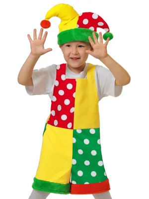 Карнавальный костюм Скоморох дет. р-р XS (рост 104-110) — купить по  выгодной цене в интернет-магазине Колорлон