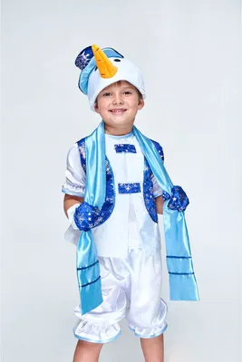 Костюм Снеговика 4-7 лет (104-122 см) напрокат в Бресте - Карнавальные  костюмы для мальчиков в прокате Babytop