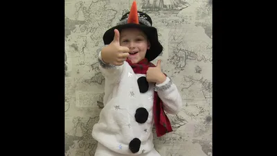 Люсида Новогодний костюм снеговика для мальчика детский