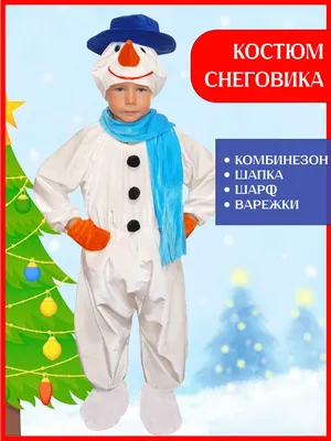Костюм Снеговика в шортах: шорты, рубашка, шапочка (Россия) купить в  Рыбинске