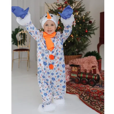 Новогодний костюм снеговика от 2,5 до 4 лет (ID#1304773582), цена: 520 ₴,  купить на Prom.ua
