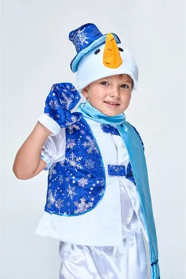 Костюм снеговика для мальчика новогодний детский Элит Классик 29166999  купить за 1 808 ₽ в интернет-магазине Wildberries