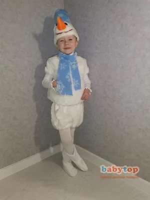 Костюм Снеговика 3-5 лет (98-110 см) напрокат в Бресте - Карнавальные  костюмы для мальчиков в прокате Babytop