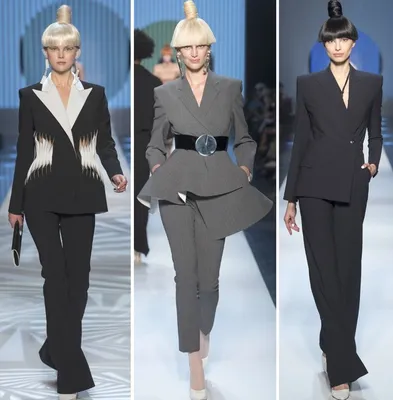 деловой гардероб 2019 - модные деловые женские костюмы дизайнера Жан-Поль  Готье | Женский деловой костюм, Идеи наряда, Модели
