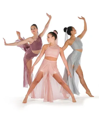 Современный костюм для джазовых танцев, фиолетовый сценический костюм с  пайетками для девочек, танцевальная одежда в стиле хип-х size 130cm צֶבַע  4pcs