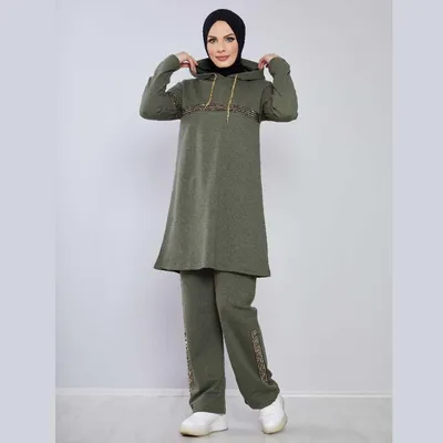 Мусульманский двойной спортивный костюм, женское платье больших размеров,  турецкая одежда для женщин, европейская одежда, Дубай, Турция,  мусульманские комплекты, одежда – лучшие товары в онлайн-магазине Джум Гик