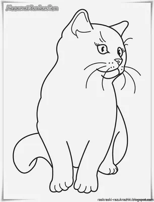 Цветное изображение кота-картона на белом фоне Питс Иллюстрация вектора для  детей Иллюстрация вектора - иллюстрации насчитывающей пушисто, кот:  165304876