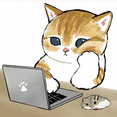 Наклейки нарисованные котики Стикеры акварельные котики - купить с  доставкой по выгодным ценам в интернет-магазине OZON (1070566031)