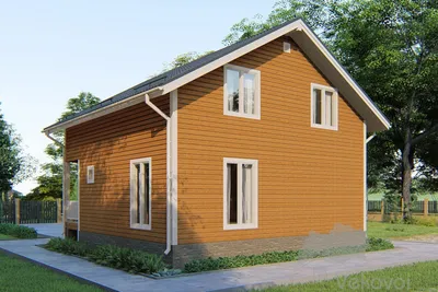 Rg5815 - Проект одноэтажного дома с террасой