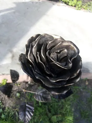 Кованая роза металлическая, цена в Нижнем Новгороде от компании Вулкан-НН