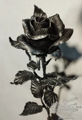 Кованая роза Арт-1 | Студия Художественной Ковки