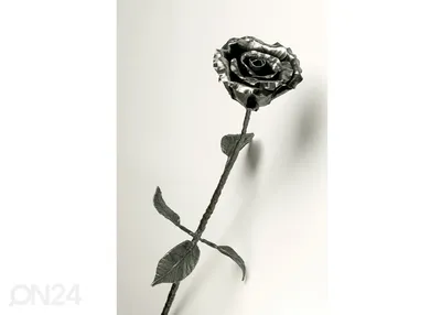 Высокая интерьерная кованая роза КЦ-191: купить в Москве, фото, цены