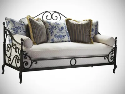Кованые диваны - фото, цены, купить кованый угловой диван, кованый диван -кровать