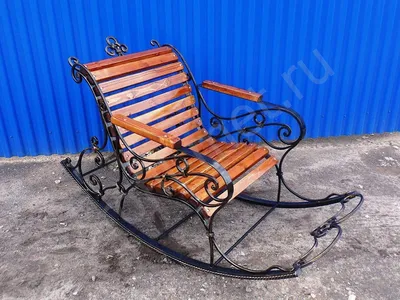 Кованое кресло-качалка кк-к001 от производителя — компания Profil-Met,  Москва