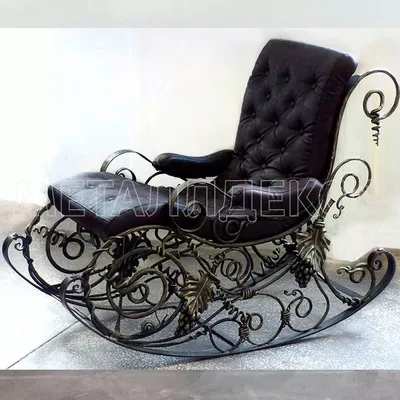 Кресло-Качалка КК-0011 — Купить кованые кресла-качалки в Москве недорого