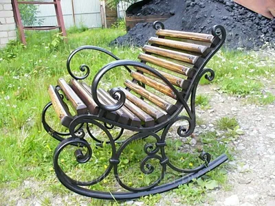 Кованое кресло -качалка (ID#64784194), цена: 14500 ₴, купить на Prom.ua