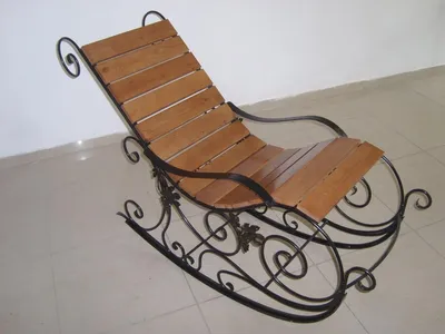 Кованые кресла качалки. Подвесные кресла для сада кованые на заказ. Фото