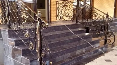 Кованые перила на крыльцо (фото) | Kovka-Odessa