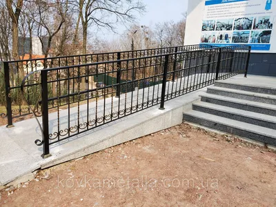Кованые перила на уличное крыльцо от Кузнец Клин