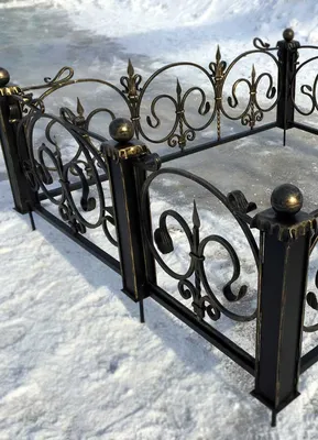 Кованые ограды для могил в Бишкеке | Гранитная Мастерская