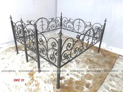 Кованые ограды для могил в Бишкеке | Гранитная Мастерская