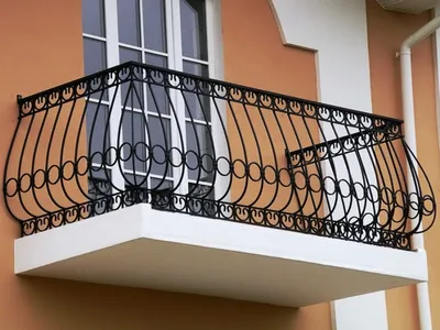 Фотогалерея кованых балконов | Решетки и перила с художественной ковкой для  дома
